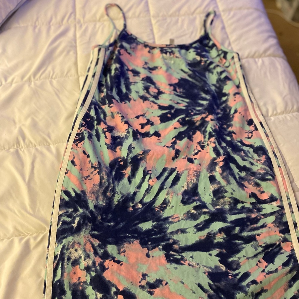 Tie-dye Spaghetti strap dress